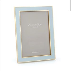 Addison Ross Powder Blue and Gold 4x6 15mm Picture Frame